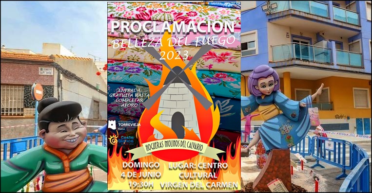 Esta tarde se celebra la proclamación de la Belleza del Fuego 2023 el el C. C. Virgen del Carmen