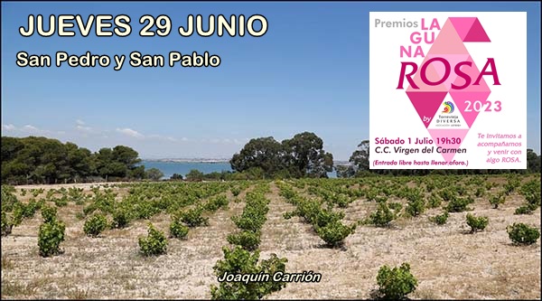 Agenda del jueves 29 de junio.