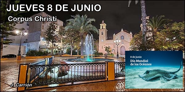 Agenda del jueves 8 de junio.