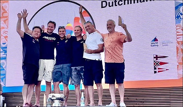 Fran Martínez y Pepe Ruiz, bronce en la semana de Kiel en la clase flying dutchman.