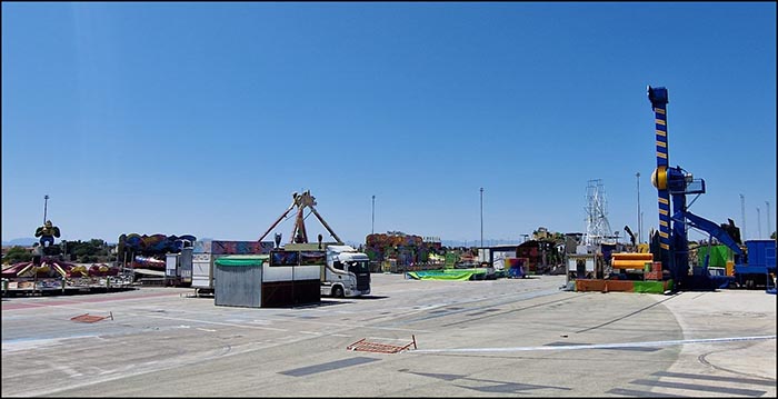 La Feria de atracciones podría abrir en el recinto de mercados el próximo miércoles.