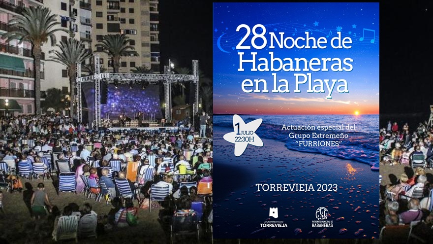 Este sábado se celebra la 28ª Noche de Habaneras en la Playa.