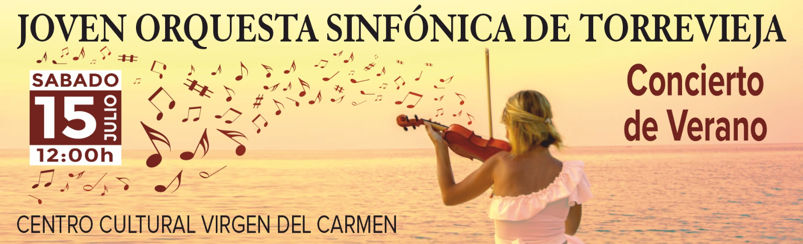 Concierto de Verano de la Joven Orquesta Sinfónica de Torrevieja ¡No te lo puedes perder!