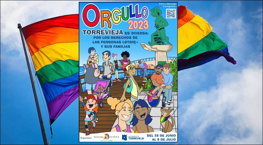 Torrevieja celebra a partir del miércoles el Día del Orgullo LGTBI+ 2023 con un amplio programa de actividades