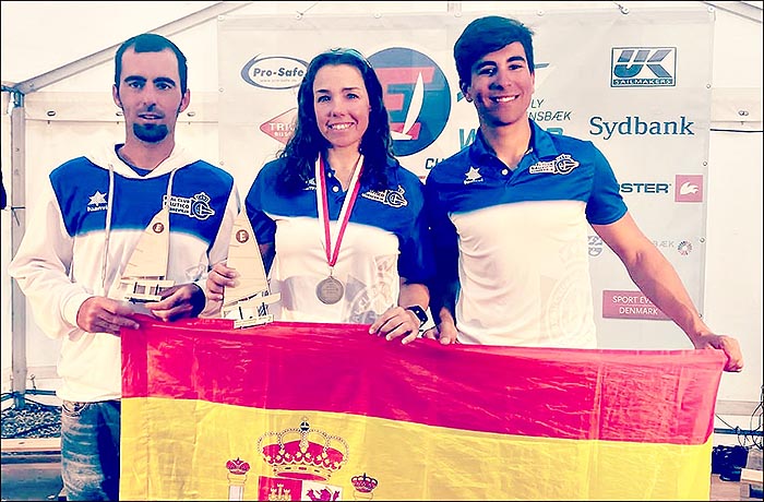 Ascensión Roca de Togores, subcampeona del mundo de la clase Europe en Dinamarca.