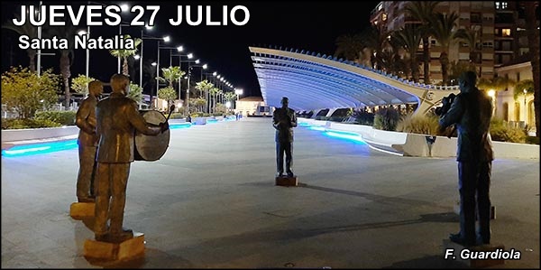 Agenda del jueves 27 de julio de 2023.