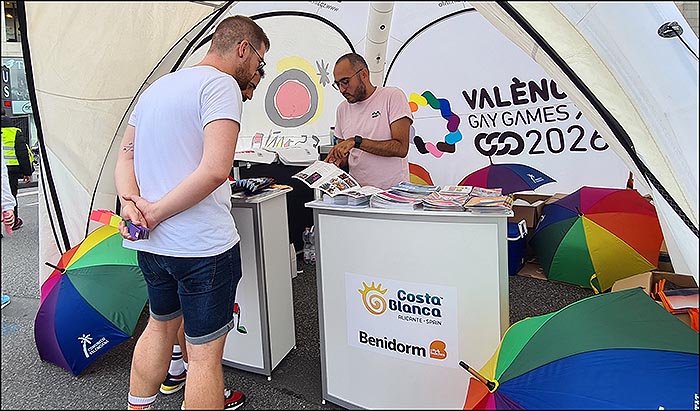 Costa Blanca exhibe en el ‘Orgullo’ de Barcelona las propuestas turísticas enfocadas al colectivo LGTBQ+