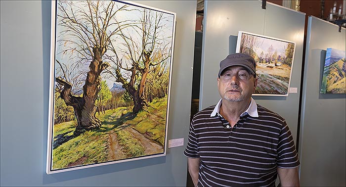 Carlos Hortigüela expone su obra en el Casino.