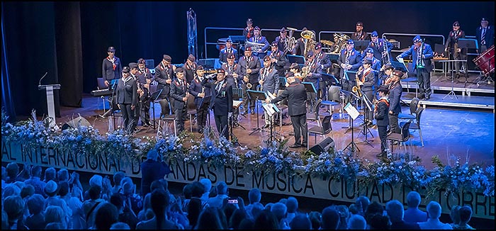 Histórico concierto del Grupo Musical del Arma Nazionale de Carabinieri de Roma.