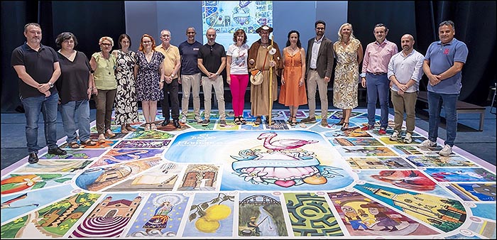 Original presentación de la exposición de pintura “El Juego del Flamenco”.