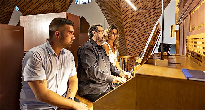 Excepcional concierto de órgano de Javier Artigas Pina en el Templo del Sagrado Corazón.