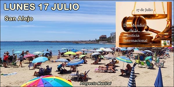 Agenda del lunes 17 de julio.
