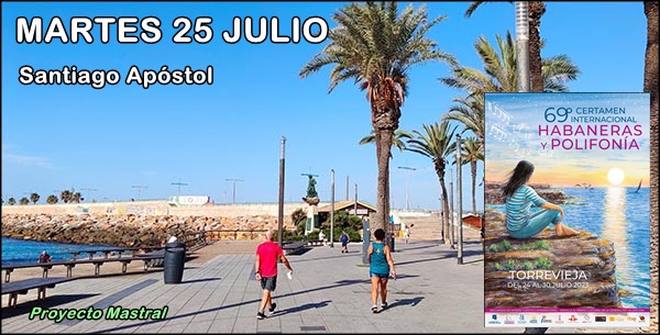 Agenda del martes 25 de julio de 2023.