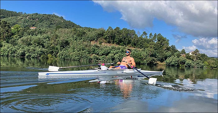 Javier García se prepara de cara al próximo mundial.