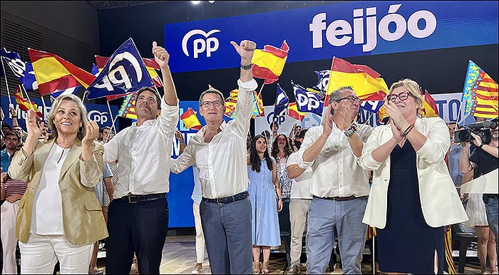 Mazón: “Feijoó se ha volcado con la Comunitat Valenciana y vamos a devolverle ese apoyo desde aquí”