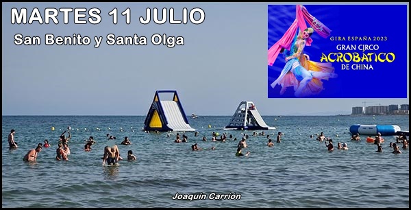 Agenda del martes 11 de julio.