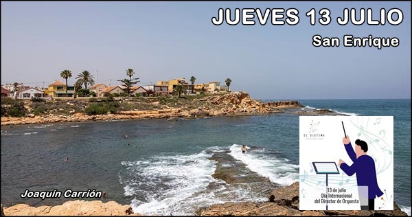 Agenda del jueves 13 de julio.