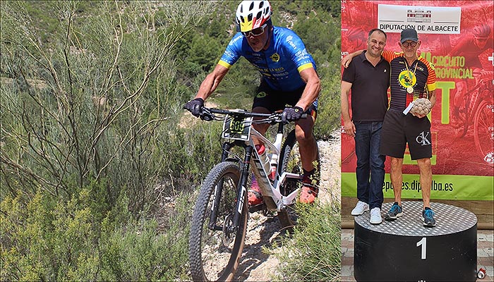 Jean Luc Lecrenier del Club Deportivo Chatarras Torrevieja, campeón en su categoría en el «Nerpio».