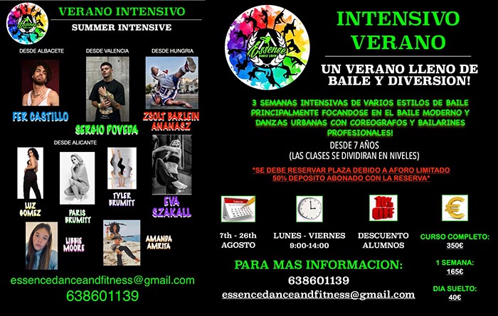 La Academia “Essence Dance Crew”, prepara un curso intensivo de danzas urbanas