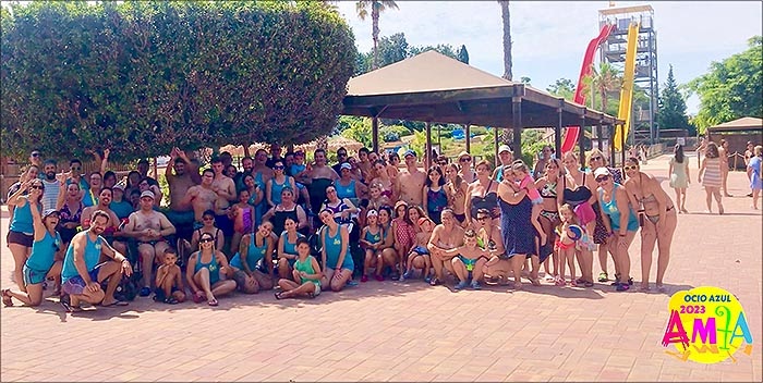 Ciento veintidós personas, participaron ayer en la tercera jornada de los “Días de Ocio Azul Inclusivo” en Aquópolis.