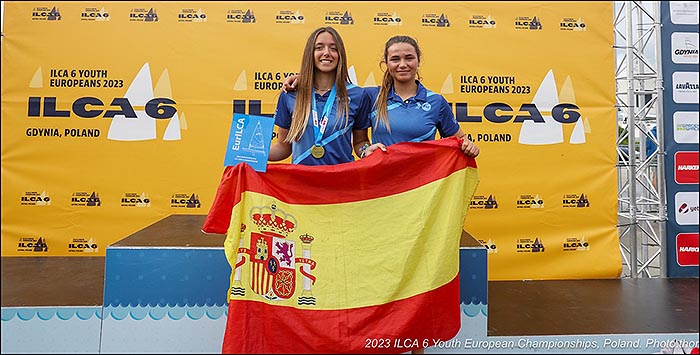 Adriana Castro 1ª española y 12ª en la general en el Campeonato Europeo Juvenil Femenino ILCA 6 en Gdynia, Polonia