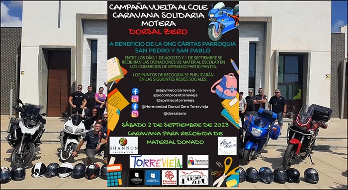 En marcha la campaña «Vuelta al cole»  de Apymeco y  «Dorsal Zero»