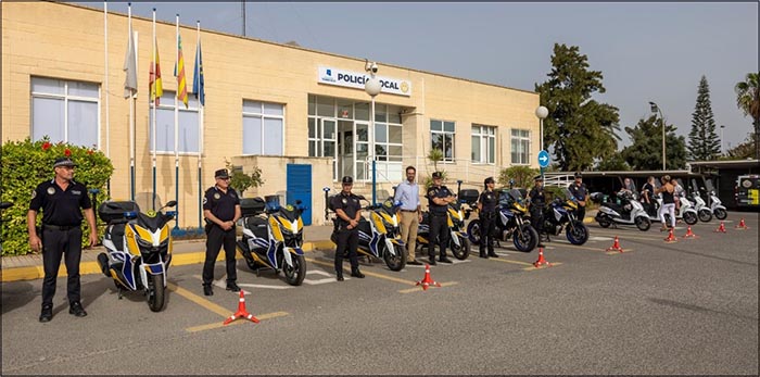 La Policía Local contará con 8 motocicletas dotadas con equipamiento policial, y 5 motocicletas será destinadas para diversos departamentos