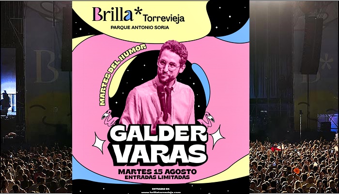 El humorista Galder Varas llega esta noche a “Brilla Torrevieja” con su último espectáculo