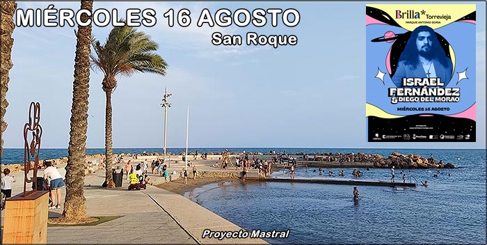 Agenda del  mièrcoles 16 de agosto