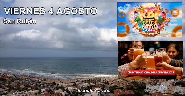 Agenda del fin de semana del 4 al 6 de agosto
