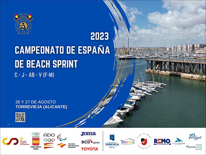 Torrevieja acogerá los días 26 y 27 de agosto el II Campeonato de España de “Beach Sprint” 2023