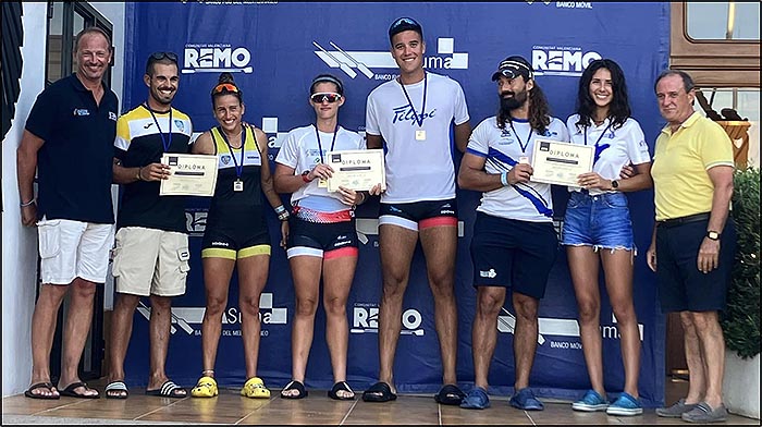 El Club Remo Torrevieja cosecha 5 oros, 1 plata y 3 bronces en el II Campeonato Autonómico Beach Sprint de Santa Pola