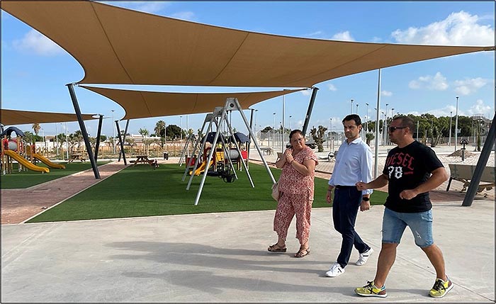 A buen ritmo las obras de ajardinamiento y ordenación del nuevo Parque de La Siesta