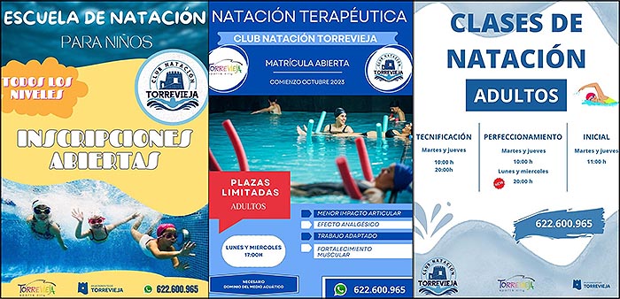El Club Natación Torrevieja abre las inscripciones de los distintos cursos