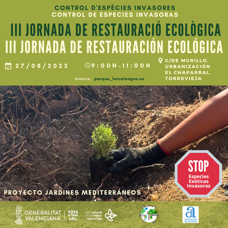 III Jornada de restauración ecológica el Domingo 27 en “El Chaparral”