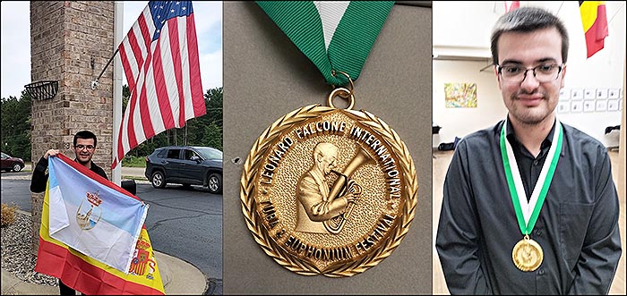 Samuel Hernández, Primer Premio y Medalla de Oro en Michigan (EEUU).