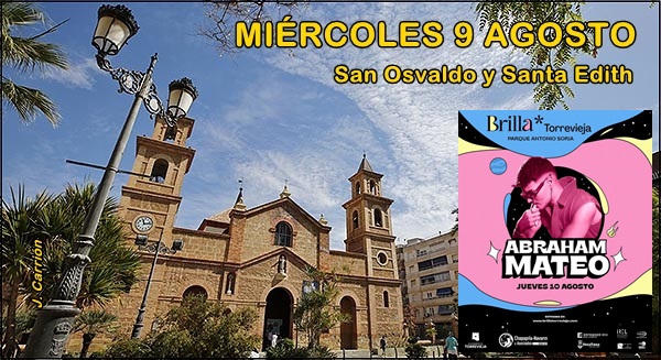 Agenda del miércoles 9 de agosto.