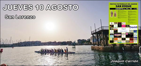Agenda del jueves 10 de agosto.