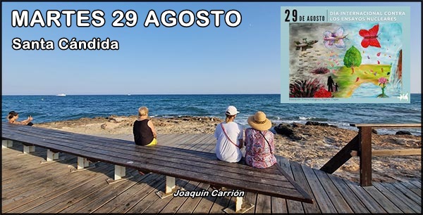 Agenda del  martes 29 de agosto