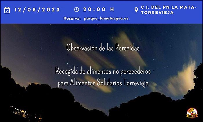 El 12 de agosto se realizará la actividad «Estrellas Solidarias» en el Parque Natural
