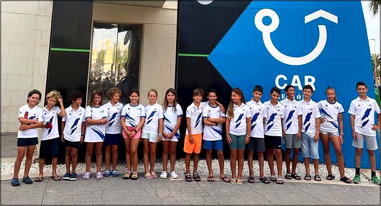El equipo de Optimist del RCNT hace una concentración de pretemporada en el CAR de Murcia