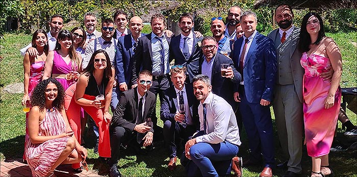 Sociedad: Boda del Torrevejense Jorge Blanco en Bilbao.