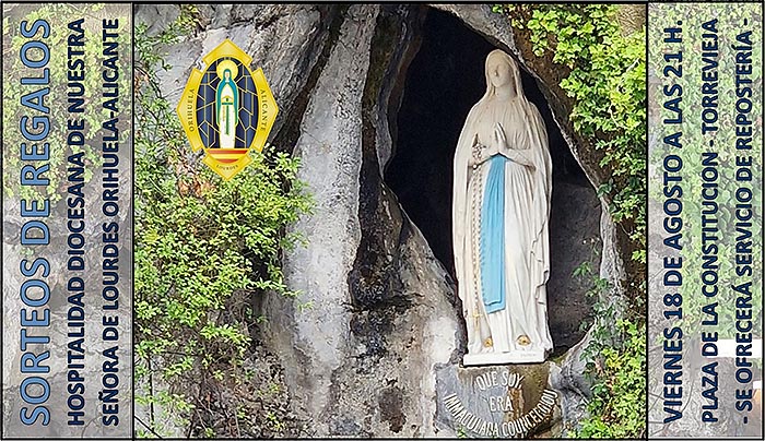 La Hospitalidad de Lourdes de la Diócesis de Orihuela-Alicante, celebrará este viernes en Torrevieja una Jornada de Convivencia