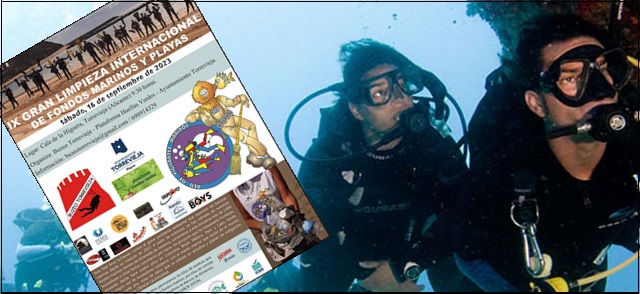 El Club Buzeo organiza la IX gran limpieza internacional de fondos marinos y playas