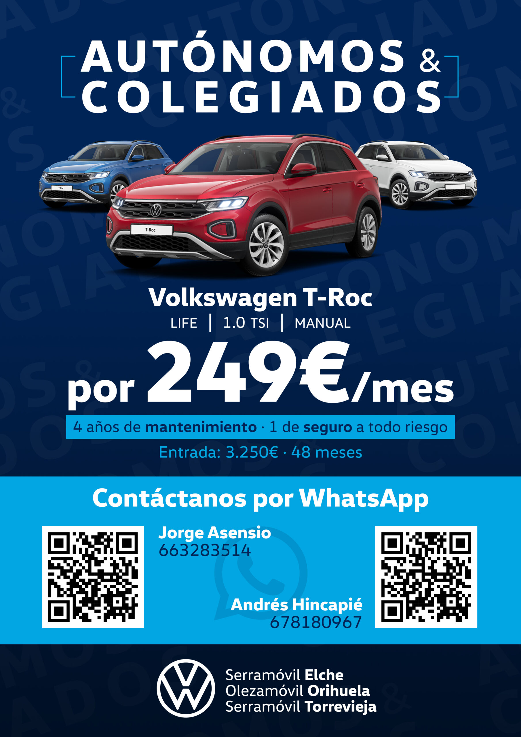 Serramóvil Volkswagen Torrevieja  – Especial Autónomos y Colegiados