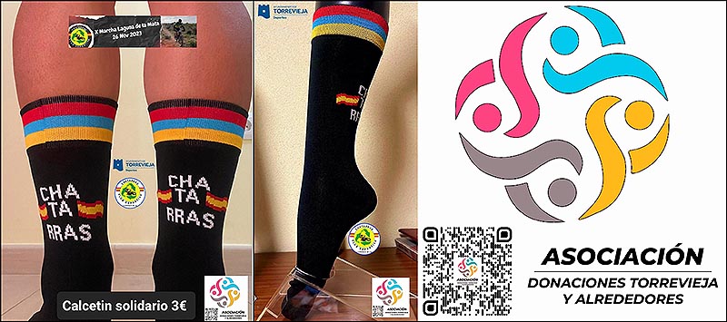 El Club Chatarras presenta sus «Calcetines Solidarios»
