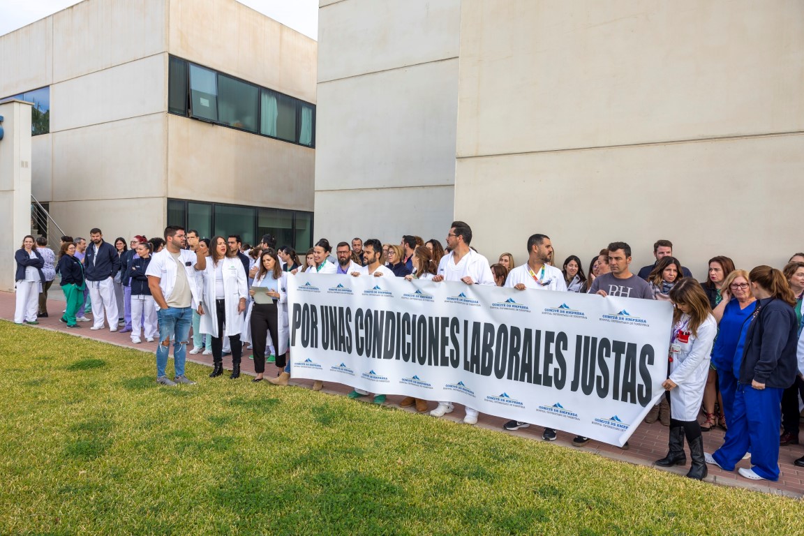 El comité de empresa del Hospital podría convocar una huelga si la Conselleria no cumple el convenio firmado