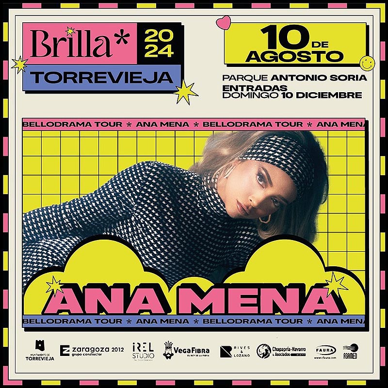 Ana Mena,  primera actuación confirmada del Festival “Brilla Torrevieja 2024”