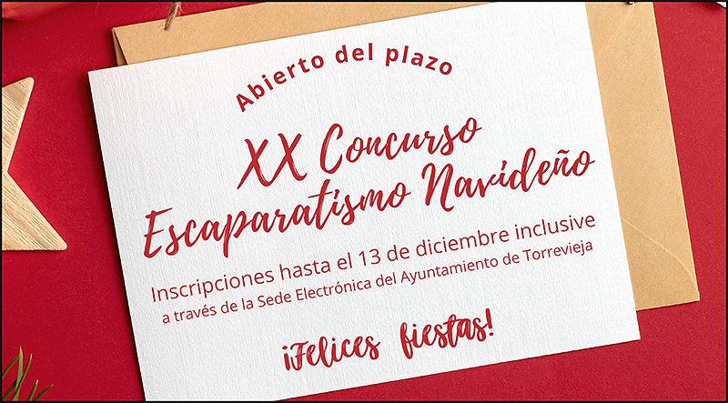 Abierto el plazo de inscripción del XX concurso de “Escaparatismo navideño”