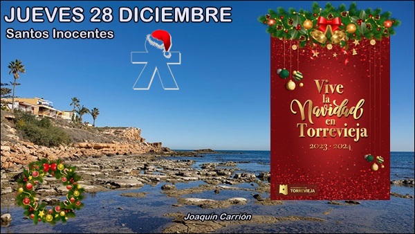 Agenda del jueves 28  de diciembre
